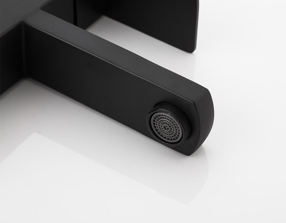 Delmer Black Square Faucet