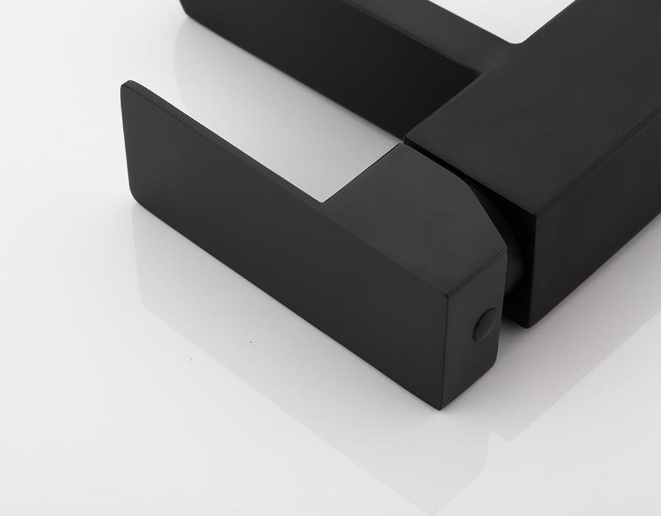 Delmer Black Square Faucet