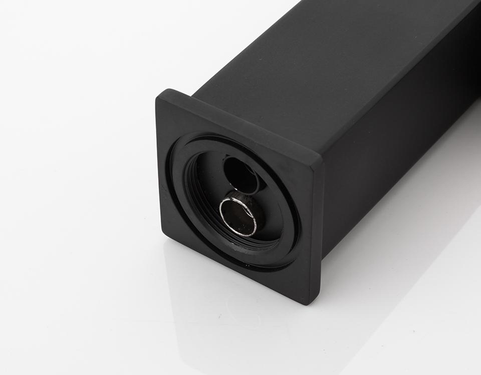 Delmer Black Square Faucet