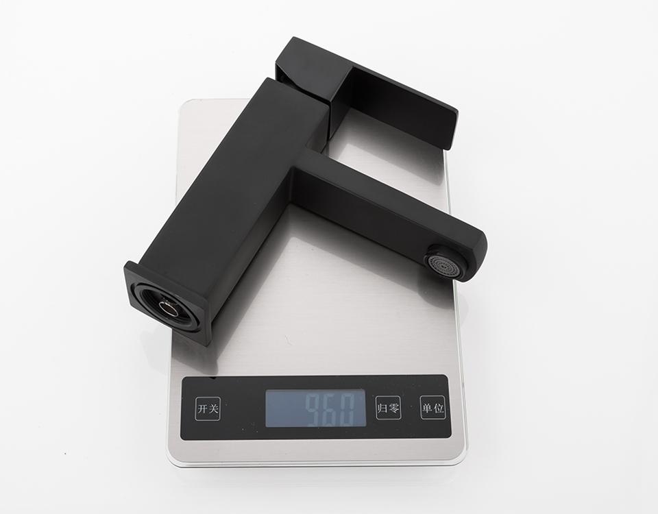 Delmer Black Square Faucet